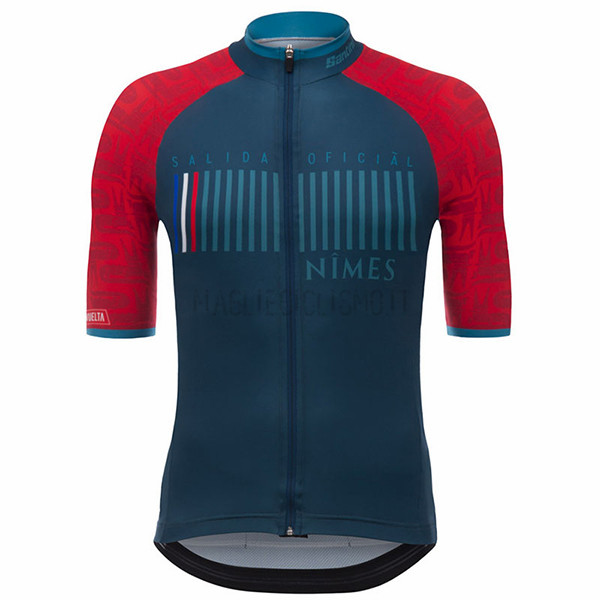 Maglia Nimes Vuelta Espana 2017 Blu e Rosso